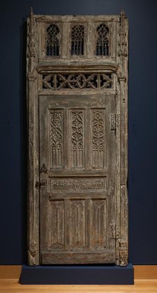 Door and Frame, late 1400s. Creator: Unknown.