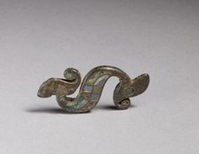 Dragon-Shaped Brooch, Celtic or Roman, 100-300. Creator: Unknown.