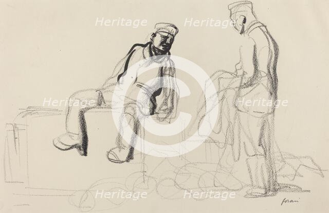 The Economic Withdrawal, c. 1914/1919. Creator: Jean Louis Forain.