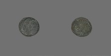 Coin Portraying Emperor Constantius II, 337-361. Creator: Unknown.