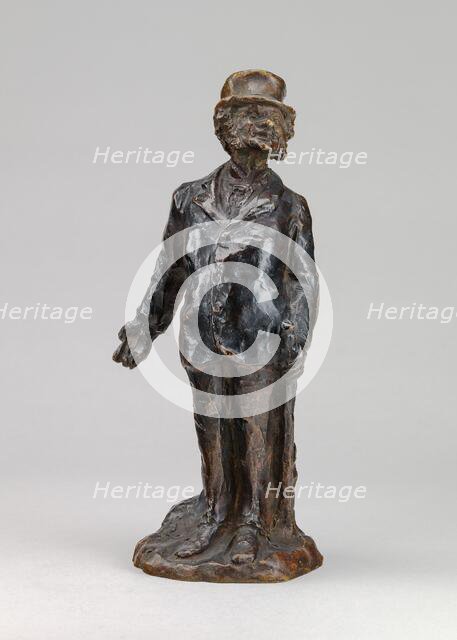 The Small Shopkeeper (Le petit propriétaire), model probably after 1860, cast around Feb 1956. Creator: Unknown.