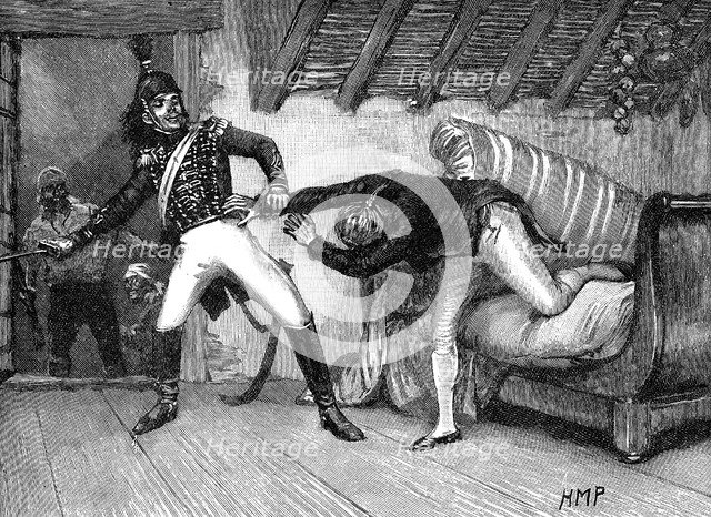 Capture of Manuel de Godoy, Duke of Alcudia, Spanish statesman, 1808. Artist: Unknown