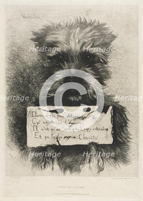 For the Poor, 1863. Creator: Ludovic Napoléon, Vicomte Lepic (French, 1839-1889); Cadart.