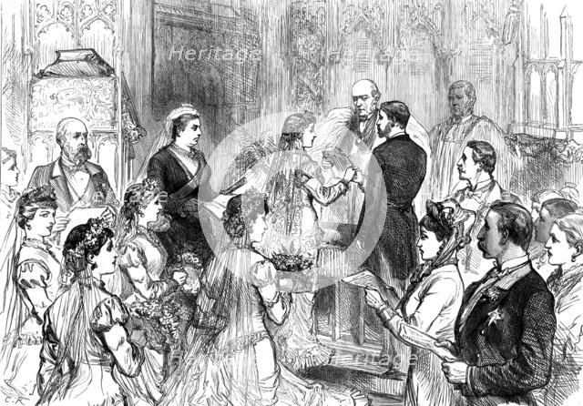 The Royal Marriage at Windsor, 1880. Creator: Unknown.