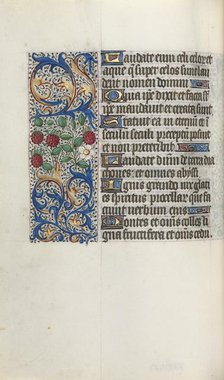 Book of Hours (Use of Rouen): fol. 44v, c. 1470. Creator: Master of the Geneva Latini (French, active Rouen, 1460-80).