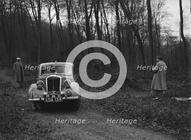 Standard Twelve at the Standard Car Owners Club Southern Counties Trial, Hale Wood, Chilterns, 1938. Artist: Bill Brunell.