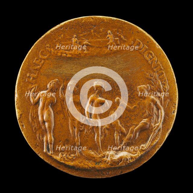 The Judgment of Paris [reverse], late 16th century. Creator: Giovanni Battista Cambio.