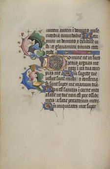 Decorated Initial D; Book of Hours, about 1450-1455. Creator: Master of Guillebert de Mets.