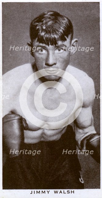 Jimmy Walsh, British boxer, 1938. Artist: Unknown