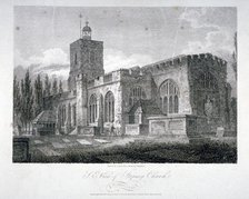 South-east view of the Church of St Dunstan, Stepney, London, 1804. Artist: James Sargant Storer