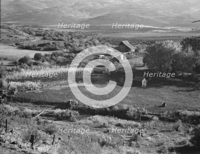 Squaw Valley farm, Gem County, Idaho, 1939. Creator: Dorothea Lange.