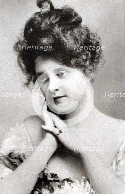 Billie Burke (1885-1970), American actress, 1908.Artist: Johnston & Hoffman
