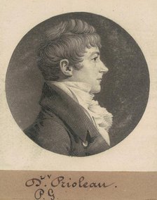 Philip Gendron Prioleau, 1809. Creator: Charles Balthazar Julien Févret de Saint-Mémin.