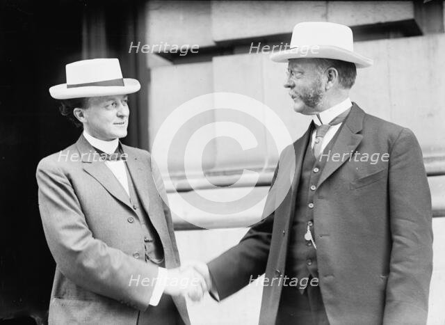 Democratic National Convention - Sen. Pomerene of Ohio, And Rep. Redfield of New York, 1912. Creator: Harris & Ewing.