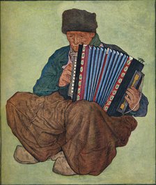 'A Volendam Musician', 19th century. Creator: Nicolaas Wilhelm Jungmann.