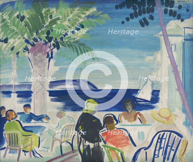 French Riviera, 1920. Creator: János Vaszary.