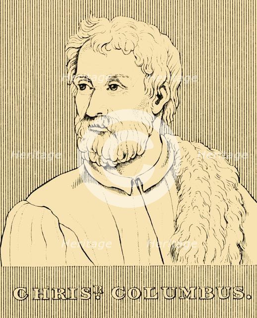 'Christopher Columbus', (1451-1506), 1830. Creator: Unknown.