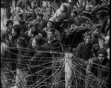 Chinese Refugees in the International Settlement in Shanghai, 1920s. Creator: British Pathe Ltd.