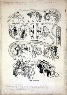 ' The rumour', anti-rumour and careless talk WWII poster, between 1939 and 1946. Creators: Central Office of Information, Thomas Derrick.