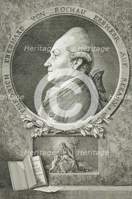 Portrait of Friedrich Eberhard von Rochau, 1777. Creator: Daniel Nikolaus Chodowiecki.