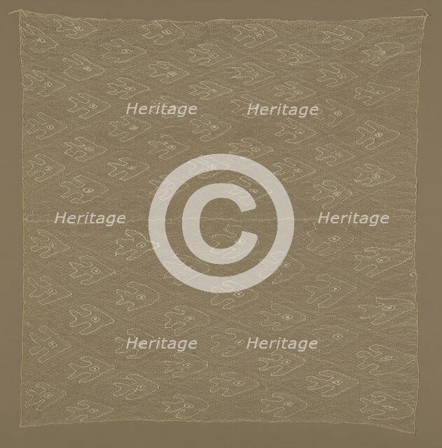 Headcloth, Peru, 1000/1476. Creator: Unknown.