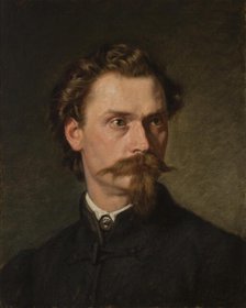 Portrait of Józef Jaroszynski, c1860. Creator: Leopold Loeffler.