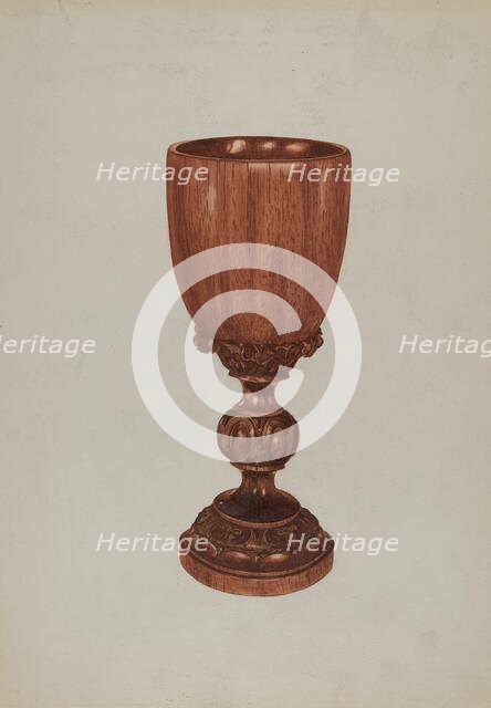 Goblet, c. 1936. Creator: Vera Van Voris.