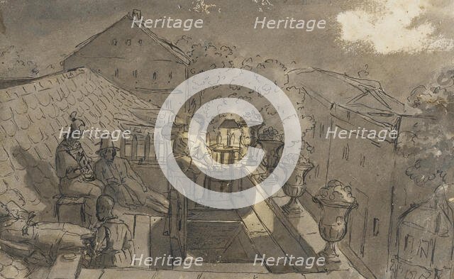 View of Cassel, 1832. Creator: Charles Christian Nahl.