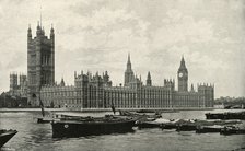 'The Houses of Parliament', (c1897). Artist: E&S Woodbury.