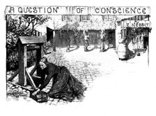 A Question of Conscience, 1898. Creator: Unknown.