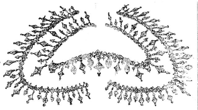 Fringe of Diamonds, 1857. Creator: Unknown.