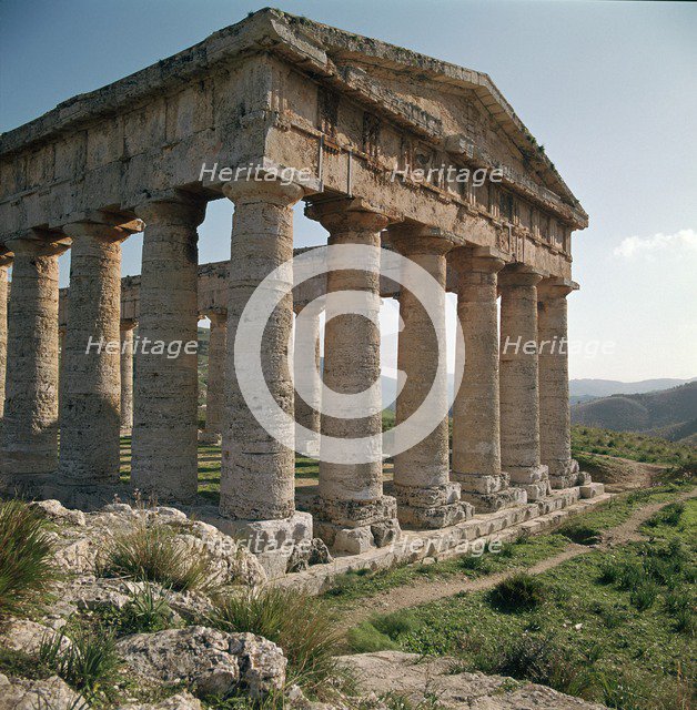 Doric temple in Sicily, 5th century BC. Artist: Unknown