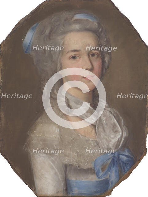 Portrait of Elisaveta Alexeevna Golokhvastova (1763-1822), née Yakovleva. Creator: Anonymous.