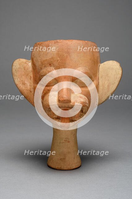 Cup in the Form of a Feline Head, 100 B.C./A.D. 500. Creator: Unknown.