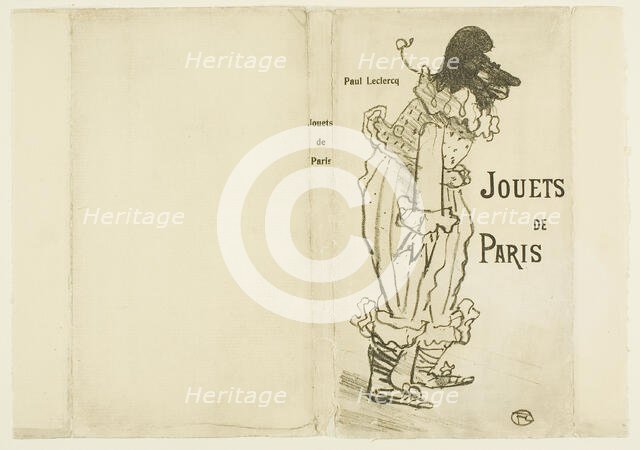 Cover for Jouets de Paris, 1900, published 1901. Creator: Henri de Toulouse-Lautrec.