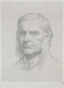 Portrait of Thomas Huxley (2nd Plate). Creator: Alphonse Legros (French, 1837-1911).