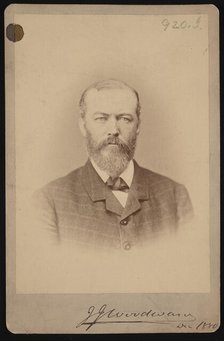 Portrait of Joseph Janvier Woodward (1833-1884), December 1880. Creator: Unknown.