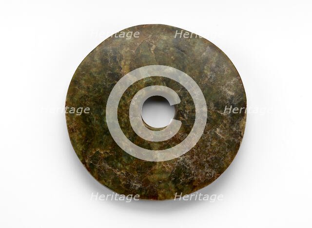 Disk (bi ?), Late Neolithic period, ca. 3300-2250 BCE. Creator: Unknown.