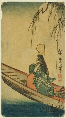 Asazuma boat, c. 1840s. Creator: Ando Hiroshige.