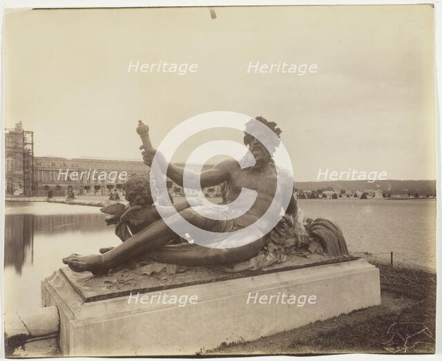 Versailles, Le Rhone par Tuby, 1901. Creator: Eugene Atget.
