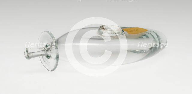 Infant Feeding Bottle, England, c. 1840. Creator: Unknown.