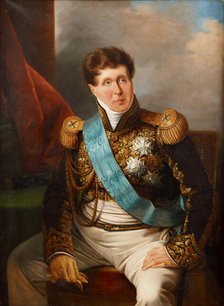 Portrait of Claude-Victor Perrin, Duke of Belluno (1764-1841), Marshal of the Empire. Creator: Anonymous.