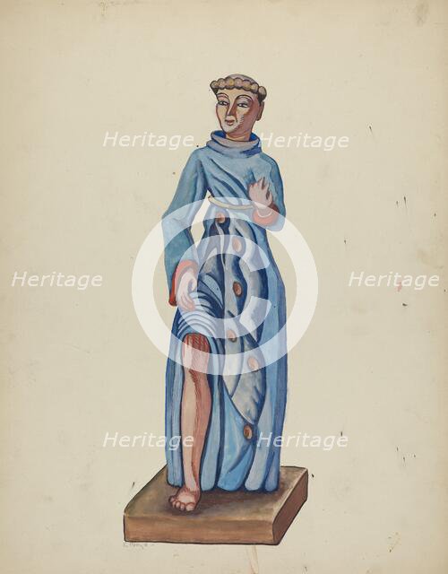 Bulto St. Rocce, 1935/1942. Creator: E. Boyd.