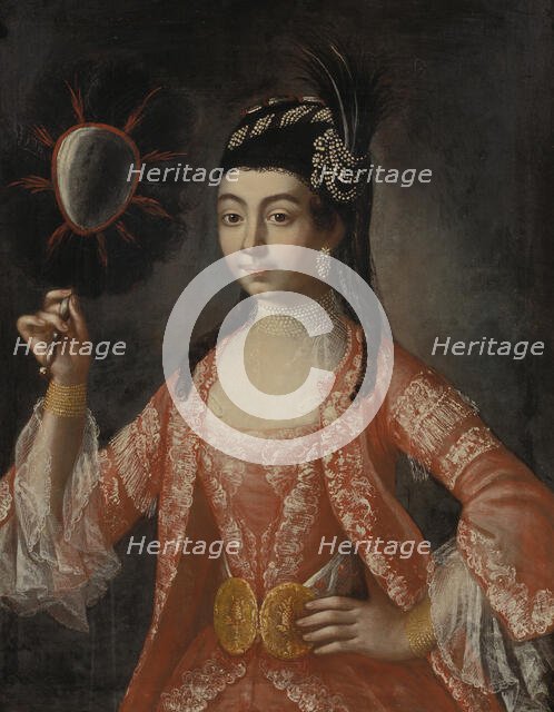 Elisabeth Palm (1756-1786), married Schön, 1768. Creator: Anders Eklund.