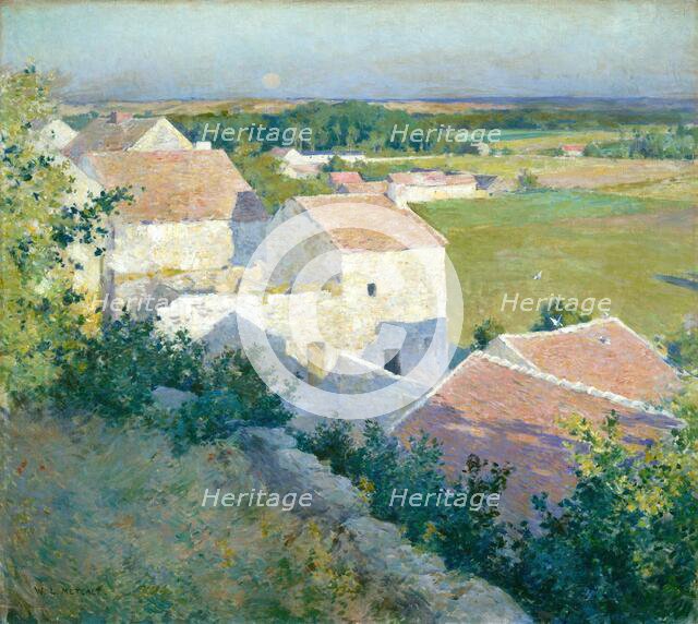 Midsummer Twilight, c. 1890. Creator: Willard Leroy Metcalf.