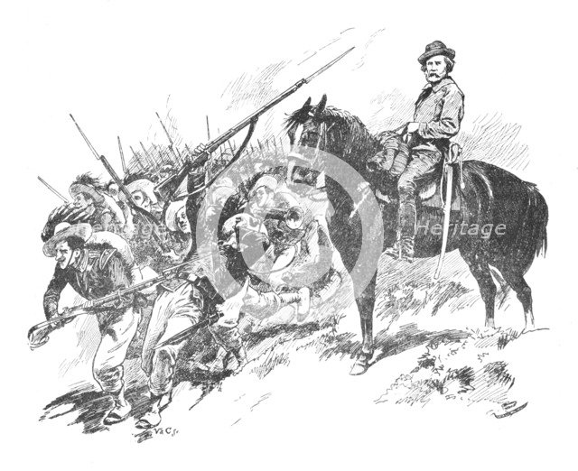 It Was At That Moment That Garibaldi Appeared, 1902. Artist: GB.