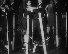 People Dancing on Stilts, 1929. Creator: British Pathe Ltd.