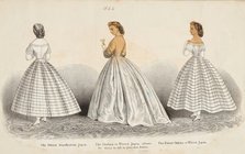 Costume plates, 1864. Creator: Unknown.