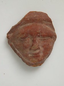 Head Fragment, Coptic, 4th-7th century. Creator: Unknown.