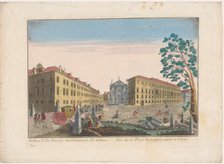 View of the Church Sant'antonio Abate and the Palazzo ArciveScovile in Udine, 1700-1799. Creator: Unknown.